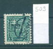 25K509 // - P. - Perfin Perfores Perforiert Perforati Perforadas Czechoslovakia Tchécoslovaquie Tschechoslowakei - Perforiert/Gezähnt