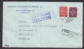 Portugal COMPANHIA PORTUGUESA DE ARDÓSIAS Lda., PORTO 1952 Cover To KØBENHAVN Dinamarca Denmark - Lettres & Documents