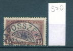 25K570 // -  .".  - Perfin Perfores Perforiert Perforati Perforadas Hungary Ungarn Hongrie Ungheria - Perforés