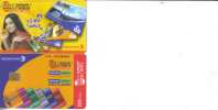 Pakistan-call Point Calling Cards Dancom-333units(out Side Rite 333 From Red)-used Card+1 Card Prepiad Free - Pakistán