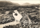 01-Ain - Les Deux Seyssel_ Vue Aérienne Le Pont Sur Le Rhone - Non Classés