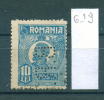 25K619 // - B.R. - Romania Rumanien Roumanie Roemenie , Perfin Perfores Perforiert Perforati Perforadas - Perforiert/Gezähnt