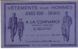 BUVARD De FLERS-DE-L´ORNE - E. BLOYET 3 Rue De La Gare -  Vêtements ...pour Hommes.... - Kleidung & Textil