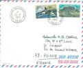 TAAF ENV PORT AUX FRANCAIS KERGUELEN  29/11/1970 ORQUE ET ARBRE  TIMBRES N°129 ET 30 FLAMME VERSAILLES AU DOS - Storia Postale