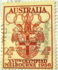 Australia 1956 Melbourne Olympics 4d - Used - Usados