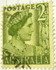 Australia 1950 Queen Elizabeth 2d - Used - Used Stamps