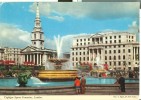 United Kingdom, London, Trafalgar Square Fountains, 1978 Used Postcard [P6815] - Trafalgar Square