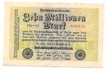 Inflation - 1923 - 10 Miljoen Mark