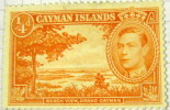 Cayman Islands 1938 Beach View 0.25d - Mint - Caimán (Islas)