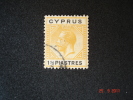 Cyprus 1922 King.George V  11/2 Pi  SG 91  Used - Cipro (...-1960)