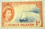 Cayman Islands 1953 Cat Boat 0.25d - Mint - Cayman Islands