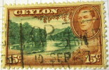 Ceylon 1938 River Scene 15c - Used - Ceylan (...-1947)