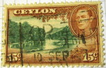 Ceylon 1938 River Scene 15c - Used - Ceylon (...-1947)