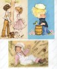 Lot 3 Cp : Illustration ( Annie / Constanza ) Enfants Garçon Fille Children Boy & Girl - Before 1900