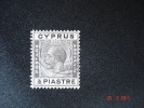 Cyprus 1924 King.George V  1/2 Pi  SG 104  Used - Cyprus (...-1960)