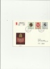 LIECHTENSTEIN 1969- FDC COAT OF ARMS WITH 3 STAMPS OFCHF  0,30-0,50-1,50 YVERT 462/464 REGISTER POSTM..4-121969RE 9LC GN - Covers & Documents