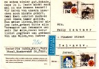 Ceskoslovensko / Tchécoslovaquie / Czechoslovakia- Israel Uprated Postal Card  PS 1975 - Postales