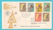 STORIA POSTALE 1e POOLVLUCHT BIAK - AMSTERDAM 1958 - Nouvelle Guinée Néerlandaise