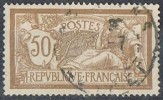 50 Cts Tipo MERSON, Francia 1900, VARIEDAD,  Yvert Num 120 º - 1900-27 Merson