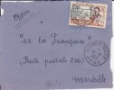 Niger,Niamey,Avion,1956,n °48   Sur Devant De Lettre,AOF,Afrique Occidentale Francaise,Colonies - Lettres & Documents