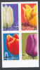 Canada TULIP FLOWERS  1/2 Booklet 1946a To 1946d -  4 Different Designs MNH  Half Of Booklet - Full Booklets