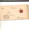 STORIA POSTALE 1895   LETTERA CON ANNULLO  LEGNAGO VERONA - Marcophilie