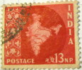 India 1958 Map Of India 13np - Used - Used Stamps