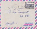LIBREVILLE - GABON - 1956 - Colonies Francaises,Afrique,avion, Devant De Lettre,marcophilie - Autres & Non Classés