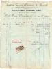 Facture Société Du Gaz & De L'Electricité  De Marseille Du 31-12-1931 - Direction De La Régie Intéressée Du Gaz - Fiscal - Elektrizität & Gas