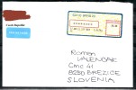 D4 Czech Republic Cover Letter Traveled To Slovenia ATM - Gebruikt