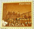 India 1955 Bullock Driven Well 9p - Used - Used Stamps
