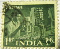 India 1955 Telephone Engineer 1rupee - Used - Oblitérés