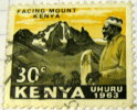 Kenya 1963 Jomo Kenyatta Facing Mount Kenya 30c - Used - Kenya (1963-...)
