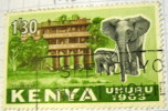 Kenya 1963 Elephants And Treetops Hotel Tourism 1s 30c = Used - Kenia (1963-...)