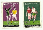1974 - Romania 2846/47 Mondiali Di Calcio C905   ----- - 1974 – Germania Ovest