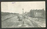 1907 USA , PORTAGE, WIS., DEPOT AND RAILROAD YARDS, RAILWAY STATION, LA GARE, BAHNHOF, VINTAGE  POSTCARD - Andere & Zonder Classificatie