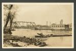 1924 USA , FIFIELD, WIS., SCENE AT, BRIDGE, AUTOMOBILE, VINTAGE REAL PHOTO POSTCARD - Autres & Non Classés