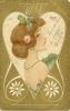 RAPHAEL  KIRCHNER   MAGNIFIQUE PORTRAIT JEUNE FEMME  ART DECO  EN RELIEF - Kirchner, Raphael