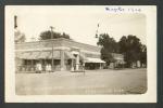 USED 1921, USA , KERKHOVEN, MINN., FIRST NATIONAL BANK AND FARMERS STORE, VINTAGE  REAL PHOTO POSTCARD - Other & Unclassified
