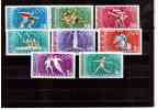 XX949  -   OLIMPIADI ESTIVE  MESSICO '68    -   UNGHERIA    COMPLETE MINT**SET      CAT. Y.&T.   Nr.  A.301/308 - Zomer 1968: Mexico-City