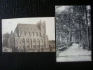 ONZE LIEVE VROUW WAVER - Institut Des Ursulines - Kerk + Allée Du Bois 1904  - Serie 2 Kaarten -  -  Lot 95 - Sint-Katelijne-Waver