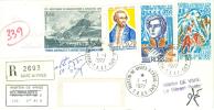 TAAF ENV SAINT PAUL AMSTERDAM 1/1/1977   TIMBRES N° 61 A 63  PA 47 - Briefe U. Dokumente