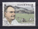 Denmark 2009 Mi. 1523  5.50 Kr + 50 (Ø) Prince Henrik 75th Birthday WWF Panda Issue - Used Stamps