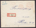 Germany Deutsches Reich Registered Recommandée Einschreiben BERLIN Label EDUARD WINTER A.G. Meter Stamp Cover Brief 1933 - Maschinenstempel (EMA)