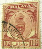 Malaya 1950 Perak Sultan Yussuf Izzuddin Shah 10c - Used - Perak