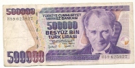 500000 Lira - 1970 - Turchia