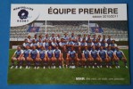 CPM SPORT D'EQUIPE  MONTPELLIER HERAULT RUGBY EQUIPE PREMIERE 2010/2011 > LES X COMMANDEMENTS DU MHR LIRE AU VERSO - Rugby