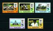 VANUATU 1982  N° 657/661 **  Neufs,  Ier Choix. Sup. Cote: 7.25 €  (Scoutisme. Baden-Powell) - Vanuatu (1980-...)