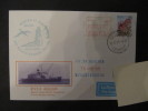 6-289 Afrique Du Sud Antarctic  Etiquette Label AGULHAS Ship Navire Polaire Taaf Paquebot Manchot Prince Edward Island - Other & Unclassified