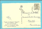 420 Op Kaart Met Stempel BRUGGE Met Naamstempel (griffe D'origine) LOPPEM - Linear Postmarks